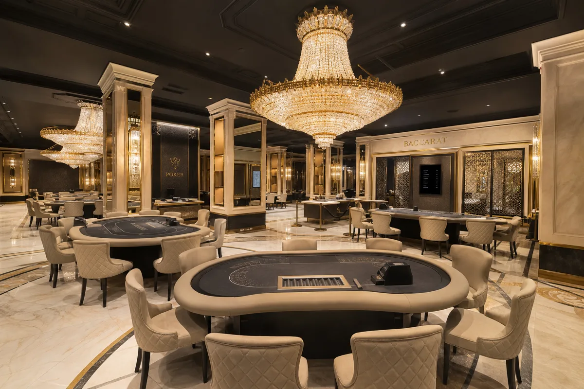 Duna Palota Klub póker- és baccarat terem